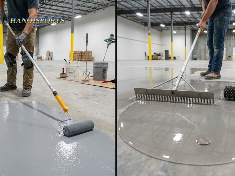 Cách dự toán sơn epoxy chuẩn xác từ HANOISPORTS 2 Cách dự toán sơn epoxy